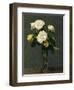 Roses in a Champagne Flute, 1873-Henri Fantin-Latour-Framed Giclee Print