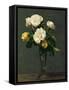 Roses in a Champagne Flute, 1873-Henri Fantin-Latour-Framed Stretched Canvas