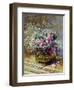 Roses in a Copper Vase, 1878-Claude Monet-Framed Giclee Print