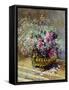 Roses in a Copper Vase, 1878-Claude Monet-Framed Stretched Canvas