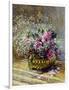 Roses in a Copper Vase, 1878-Claude Monet-Framed Giclee Print