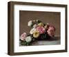 Roses in a Cup Painting by Henri Fantin Latour (Fantin-Latour, 1836-1904) 1882 Dim. 0,36 X 0,46 M P-Henri Fantin-Latour-Framed Giclee Print