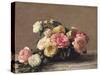 Roses in a Dish, 1882-Henri Fantin-Latour-Stretched Canvas
