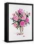 Roses in a Glass Jar-Christopher Ryland-Framed Stretched Canvas