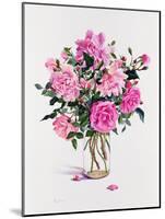 Roses in a Glass Jar-Christopher Ryland-Mounted Giclee Print