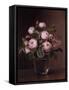 Roses in a Glass Vase-Johan Laurentz Jensen-Framed Stretched Canvas