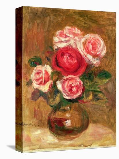 Roses in a Pot-Pierre-Auguste Renoir-Stretched Canvas