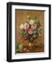 Roses in a Rose-Enamelled Vase, 1995-Albert Williams-Framed Premium Giclee Print