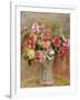 Roses in a Sevres Vase-Pierre-Auguste Renoir-Framed Giclee Print