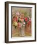 Roses in a Sevres Vase-Pierre-Auguste Renoir-Framed Giclee Print