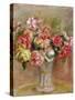 Roses in a Sevres Vase-Pierre-Auguste Renoir-Stretched Canvas