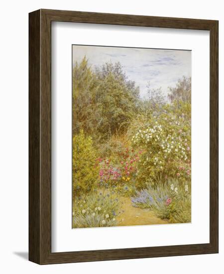 Roses in a Surrey Garden-Helen Allingham-Framed Giclee Print