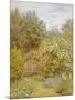 Roses in a Surrey Garden-Helen Allingham-Mounted Giclee Print