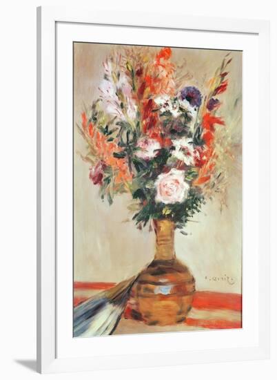 Roses in a Vase, 1872-Pierre-Auguste Renoir-Framed Giclee Print