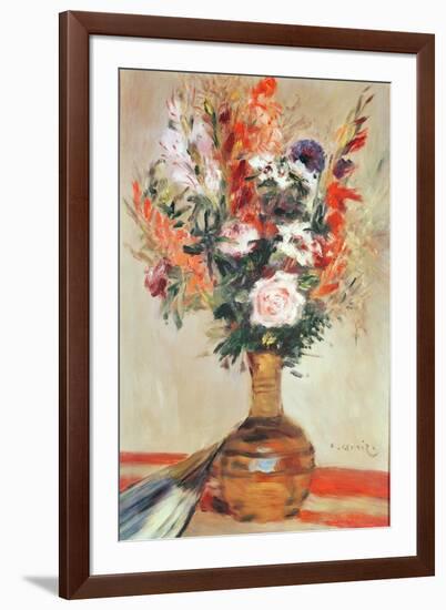 Roses in a Vase, 1872-Pierre-Auguste Renoir-Framed Giclee Print