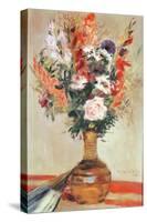 Roses in a Vase, 1872-Pierre-Auguste Renoir-Stretched Canvas