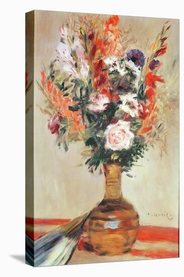 Roses in a Vase, 1872-Pierre-Auguste Renoir-Stretched Canvas