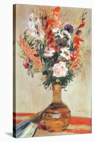 Roses in a Vase, 1872-Pierre-Auguste Renoir-Stretched Canvas