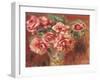 Roses in a Vase, circa 1890-Pierre-Auguste Renoir-Framed Giclee Print