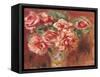 Roses in a Vase, circa 1890-Pierre-Auguste Renoir-Framed Stretched Canvas