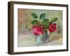 Roses in a Vase Painting.-Anna Pismenskova-Framed Photographic Print