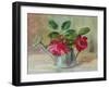 Roses in a Vase Painting.-Anna Pismenskova-Framed Photographic Print