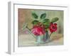 Roses in a Vase Painting.-Anna Pismenskova-Framed Photographic Print