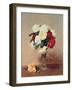 Roses in a Vase with Stem-Henri Fantin-Latour-Framed Giclee Print