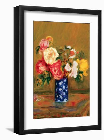 Roses in a Vase-Pierre-Auguste Renoir-Framed Premium Giclee Print