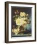 Roses in a Vase-Andre Perrachon-Framed Giclee Print