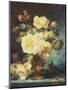 Roses in a Vase-Andre Perrachon-Mounted Giclee Print