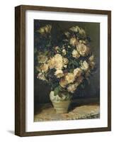 Roses in a Vase-Jacques-emile Blanche-Framed Giclee Print