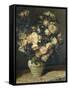 Roses in a Vase-Jacques-emile Blanche-Framed Stretched Canvas