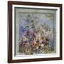 Roses in a Window; Roses Dans Une Fenetre-Pierre-Auguste Renoir-Framed Premium Giclee Print