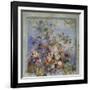 Roses in a Window; Roses Dans Une Fenetre-Pierre-Auguste Renoir-Framed Premium Giclee Print