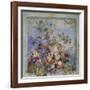 Roses in a Window; Roses Dans Une Fenetre-Pierre-Auguste Renoir-Framed Premium Giclee Print