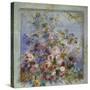 Roses in a Window; Roses Dans Une Fenetre-Pierre-Auguste Renoir-Stretched Canvas