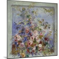 Roses in a Window; Roses Dans Une Fenetre-Pierre-Auguste Renoir-Mounted Premium Giclee Print