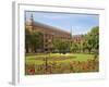 Roses in Bloom in Park Square, Leeds, West Yorkshire, Yorkshire, England, United Kingdom, Europe-Mark Sunderland-Framed Photographic Print