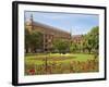 Roses in Bloom in Park Square, Leeds, West Yorkshire, Yorkshire, England, United Kingdom, Europe-Mark Sunderland-Framed Photographic Print