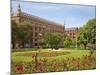 Roses in Bloom in Park Square, Leeds, West Yorkshire, Yorkshire, England, United Kingdom, Europe-Mark Sunderland-Mounted Photographic Print