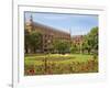 Roses in Bloom in Park Square, Leeds, West Yorkshire, Yorkshire, England, United Kingdom, Europe-Mark Sunderland-Framed Photographic Print