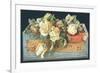 Roses in Cigar Box, Christmas Card-English School-Framed Giclee Print