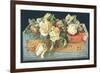 Roses in Cigar Box, Christmas Card-English School-Framed Giclee Print