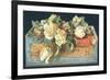 Roses in Cigar Box, Christmas Card-English School-Framed Giclee Print