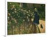 Roses in the Garden at Petit Gennevilliers, 1886-Gustave Caillebotte-Framed Art Print