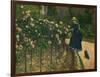 Roses in the Garden at Petit Gennevilliers, 1886-Gustave Caillebotte-Framed Art Print