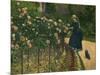 Roses in the Garden at Petit Gennevilliers, 1886-Gustave Caillebotte-Mounted Art Print