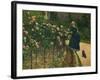 Roses in the Garden at Petit Gennevilliers, 1886-Gustave Caillebotte-Framed Art Print