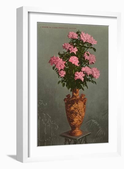 Roses in Vase, Portland, Oregon-null-Framed Art Print